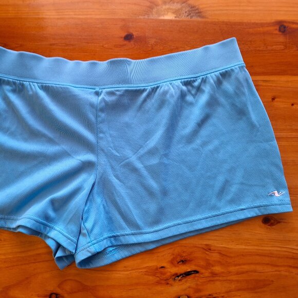 Athletic Works Pants - Athletic Works Light Blue and White Running Shorts
